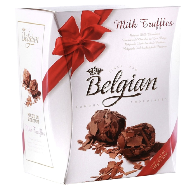 Цукерки BELGIAN CHOCOLATE Трюфелі мол шок пласт 145г